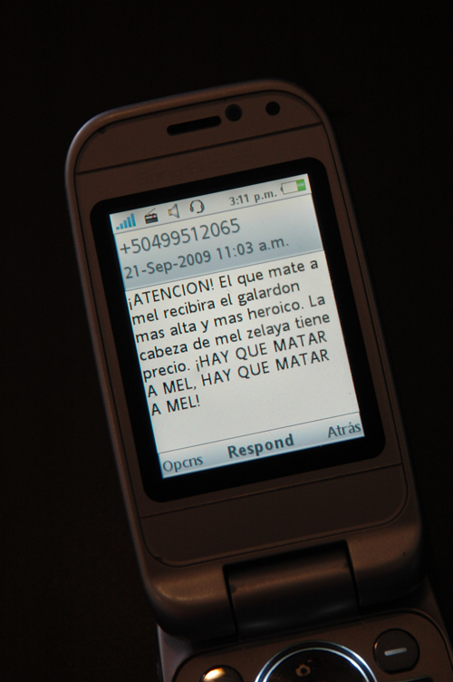 Honduras : Des SMS de propagande émis par l&rsquo;opérateur TIGO