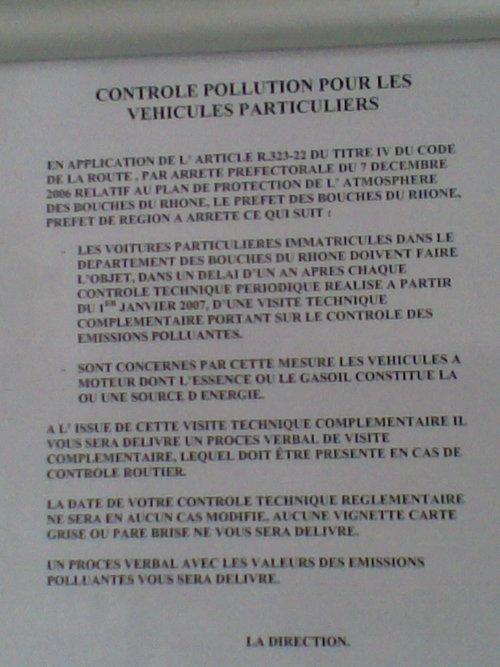 La Préfecture des BdR piège les usagers automobiles.