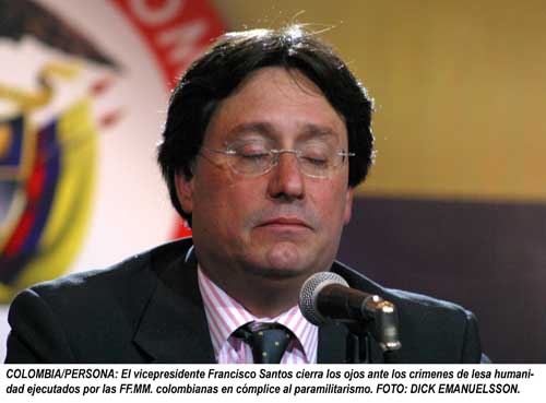 Honduras / Colombie : Quand le vice-président colombien, demandait un « Bloc paramilitaire »