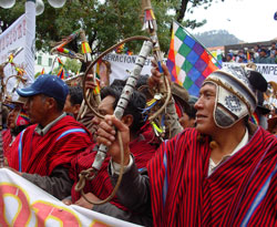 Bolivie : Les autorités indigènes auront le rang de juge ordinaire