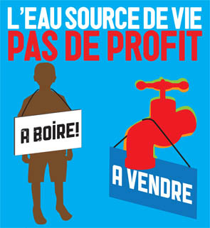 Non à l&rsquo;or, oui à l&rsquo;eau !