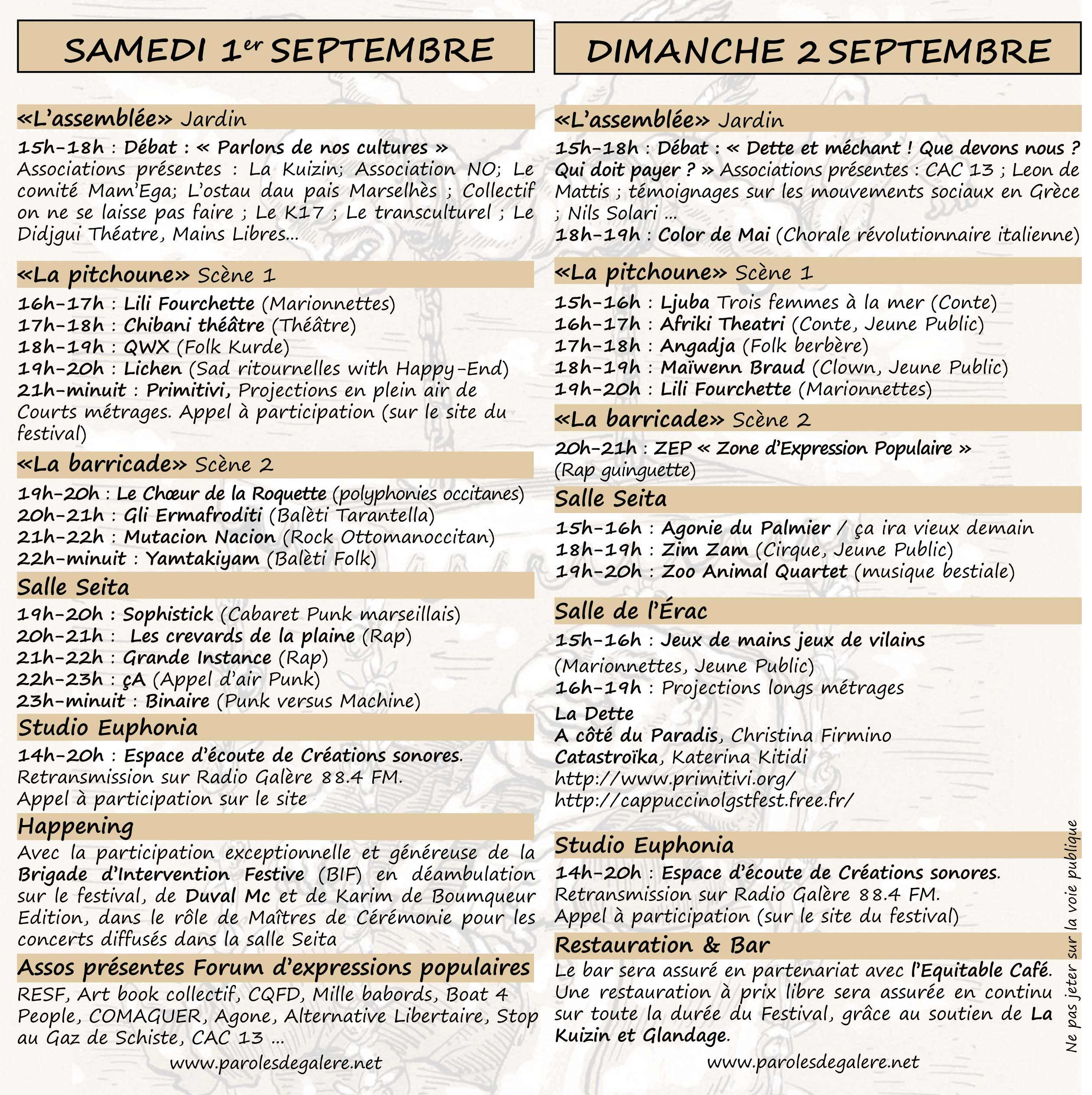 prog paroles de galere 2