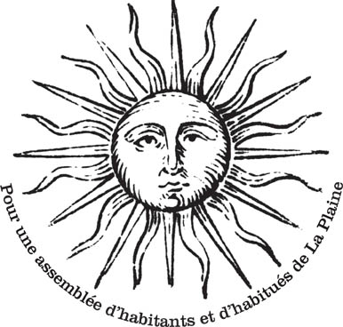Assemblée populaire à la Plaine