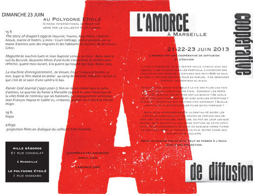 L&rsquo;amorce à Marseille