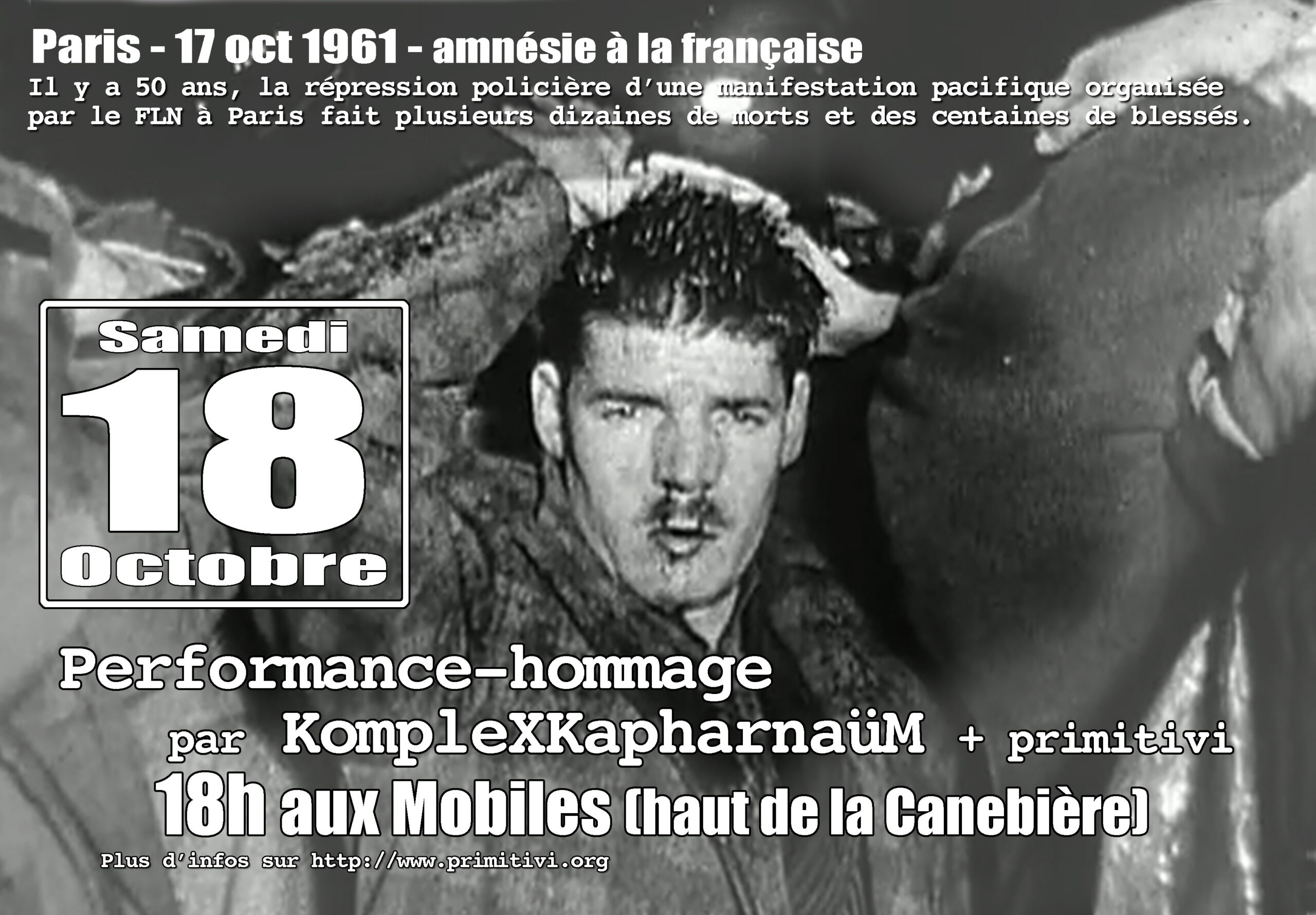 En souvenir du 17 oct 1961