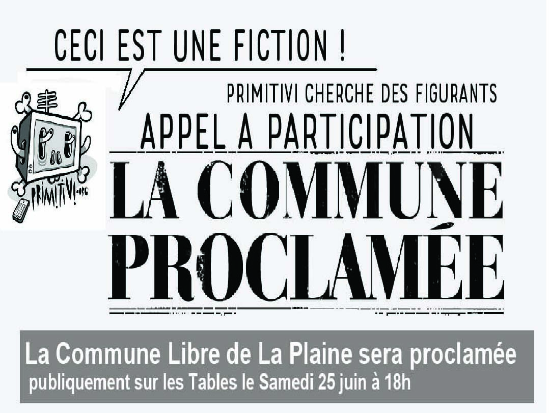 Venez fêter la Commune libre de la Plaine !