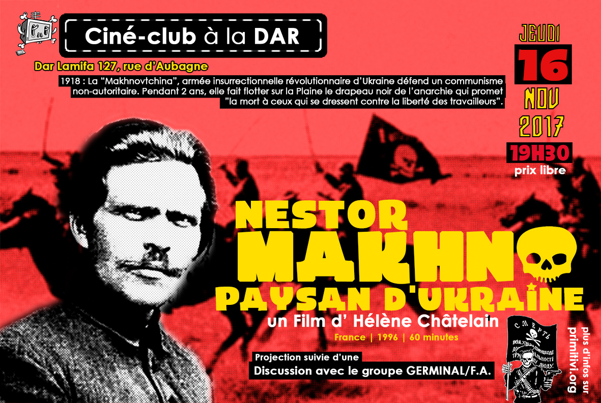 Makhno au cinéclub à la DAR