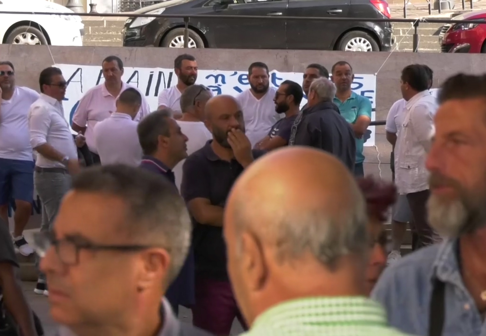 Manif des forains de la Plaine