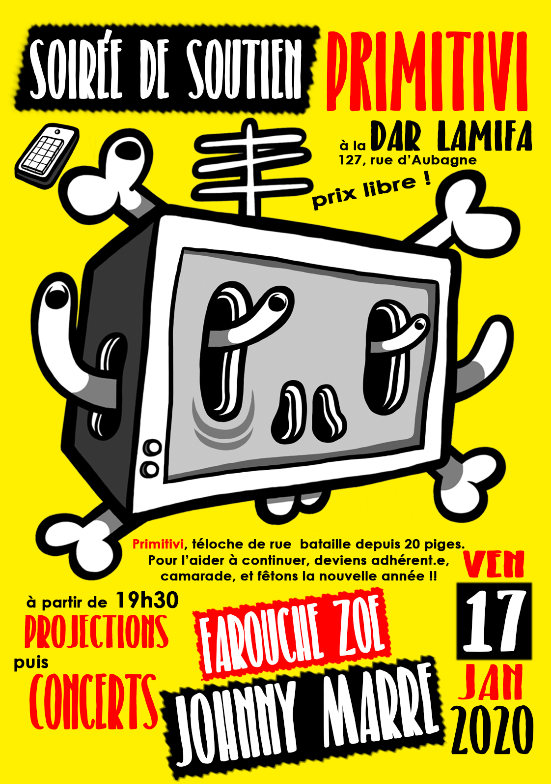 Fête De Soutien À Primitivi