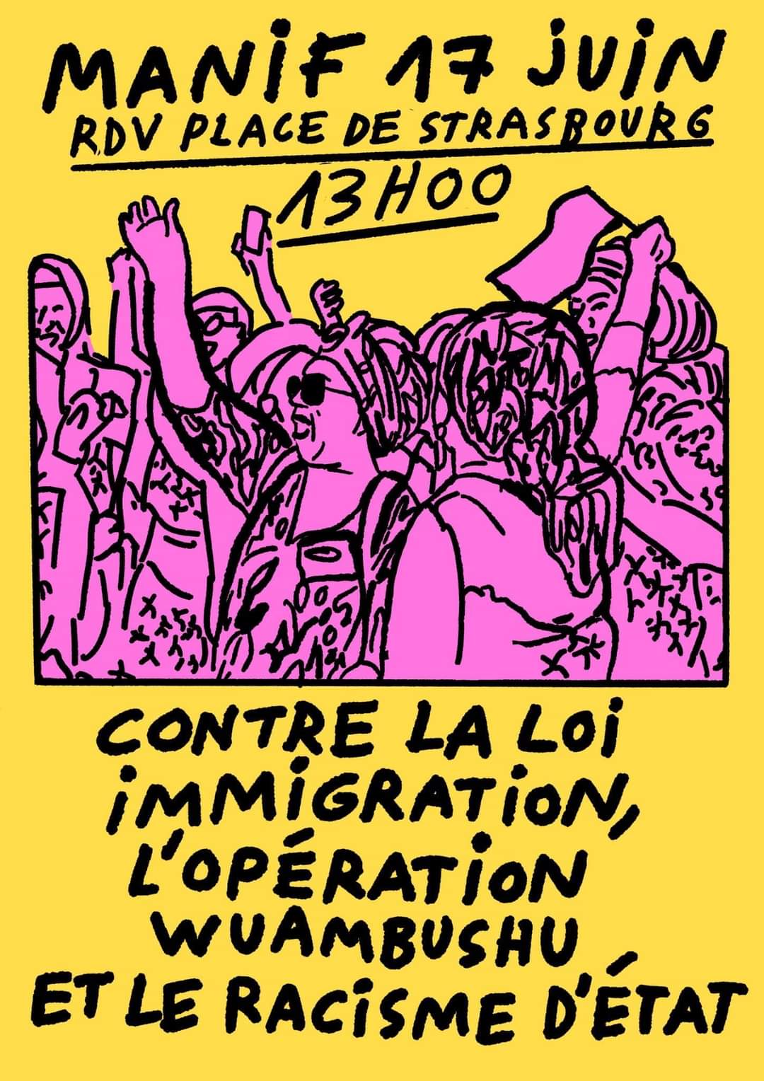 CONTRE WUAMBUSHU ET CONTRE LES FRONTIÈRES !